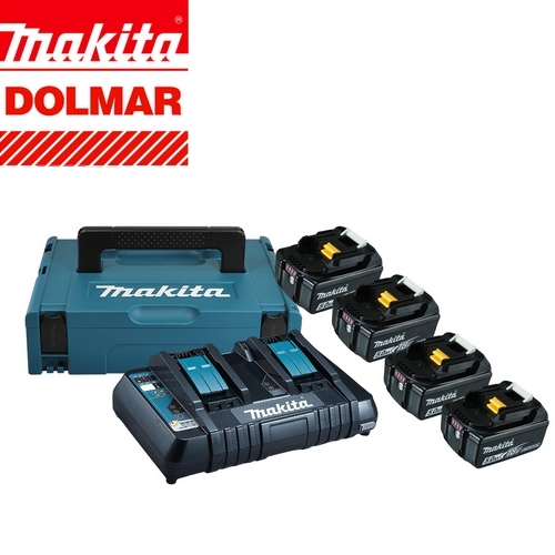Pack batterie 5Ah x 4 Makita / Dolmar - Pouffier Motoculture